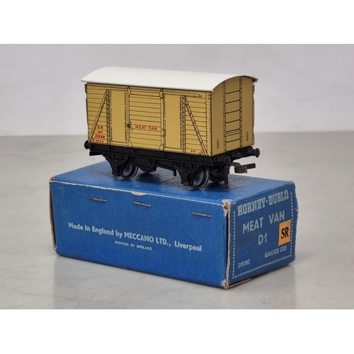 1041 - A boxed Hornby Dublo D1 S.R. Meat Van in mint condition, box in superb condition with regional stick... 