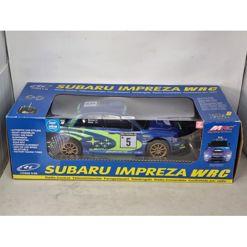 1393 - A boxed 1:10 scale Radio Control Subaru Impreza WRC