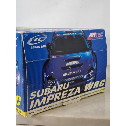 1393 - A boxed 1:10 scale Radio Control Subaru Impreza WRC