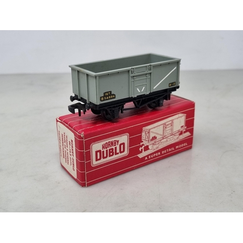 1023 - A rare boxed Hornby Dublo 4655 open gear Mineral Wagon, unused and in mint condition. Box in superb ... 