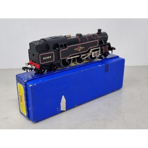 1025 - A boxed Hornby Dublo 3218 2-6-4T Locomotive Running No.80059, unused and in mint condition. Shows no... 