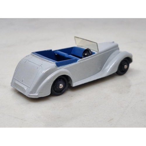 1225 - A Dinky Toys No.38e grey Armstrong-Siddeley Coupe, Nr M-M