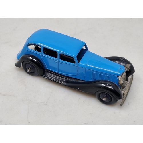 1228 - A Dinky Toys No.36a blue Armstrong-Siddeley, Nr M-M