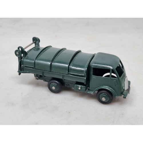 1238 - A French Dinky Toys 25c Citroen Van, a 25v Refuse Lorry and a 25T Trailer, all Ex