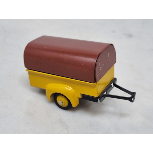 1238 - A French Dinky Toys 25c Citroen Van, a 25v Refuse Lorry and a 25T Trailer, all Ex