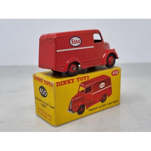 1250 - A boxed Dinky Toys No.450 Trojan 'Esso' Van, Nr M-M, box Ex