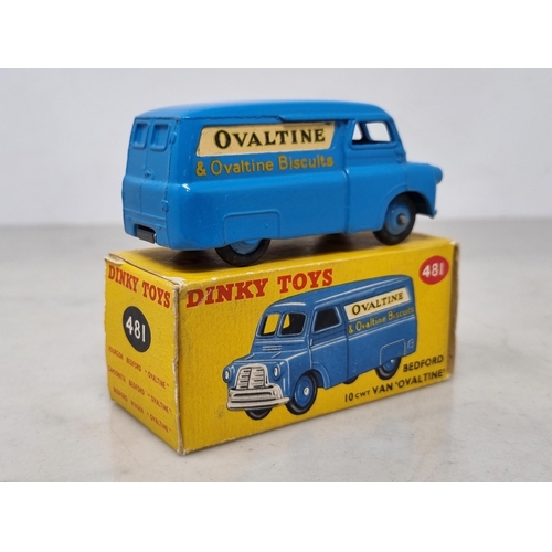 1257 - A boxed Dinky Toys No.481 Bedford 'Ovaltine' Van, Nr M-M, box Ex