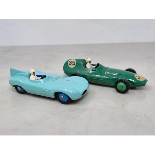 1264 - A Dinky Toys No.238 Jaguar D-type and a No.239 Vanwall Racing Car, Nr M-M