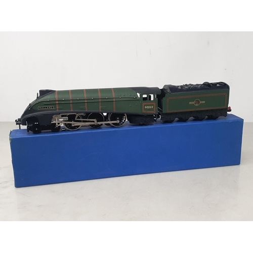 1040 - A boxed Hornby Dublo 3211 nickel silver 'Mallard' Locomotive, unused and in mint condition showing n... 