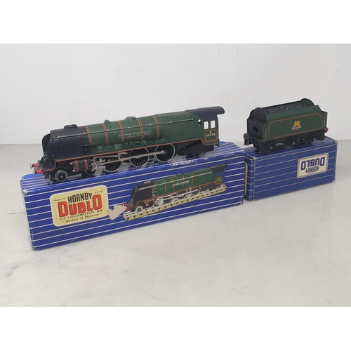 1053 - A rare boxed Hornby Dublo L12 'Duchess of Montrose', unused and in mint condition. Showing no signs ... 