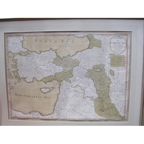 405 - PUBLISHER, LAURIE & WHITTLE.(1794) an engraved map titled 'A Map of Turkey in Asia' by Msr. D'Anvill... 