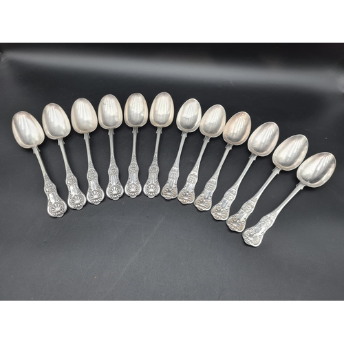 120 - A matched Set of plated Queen's pattern Cutlery, viz: 12 Table and Dessert Spoons, 12 Dinner Forks a... 