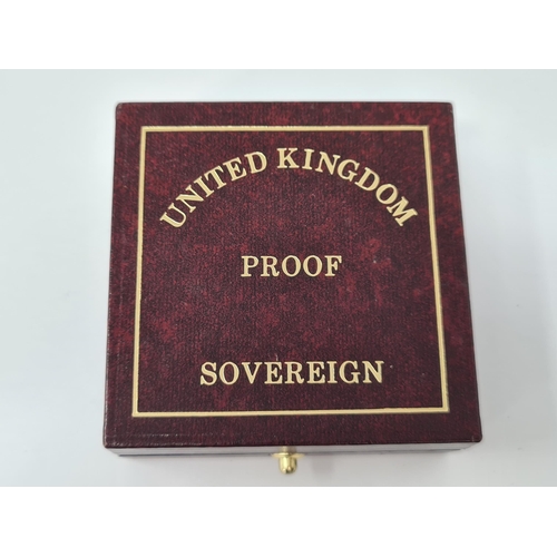 265 - An Elizabeth II Proof Sovereign 1995, in case of issue with certificate