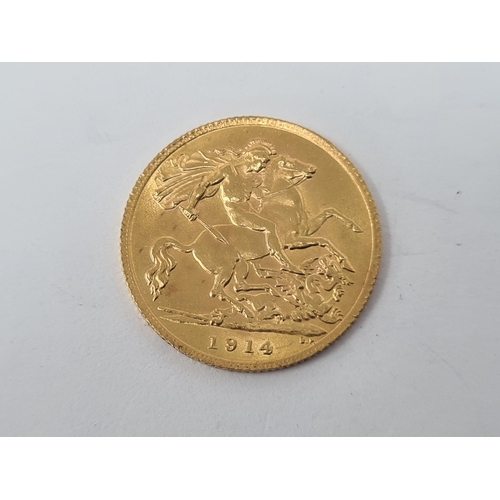 275 - A George V Half Sovereign 1914