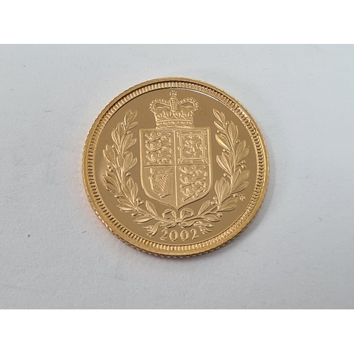 287 - An Elizabeth II Half Sovereign 2002