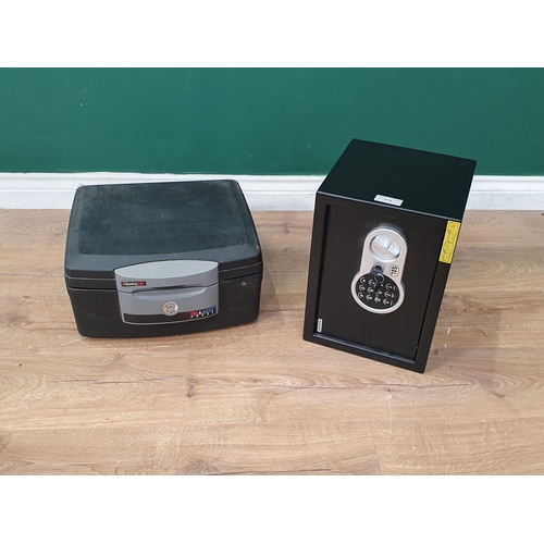 A S&L digital Safe and a Sentry digital Deed's Box (R2)