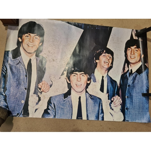 56 - Four unframed Beatles Posters (R1)