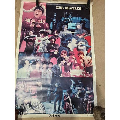 56 - Four unframed Beatles Posters (R1)