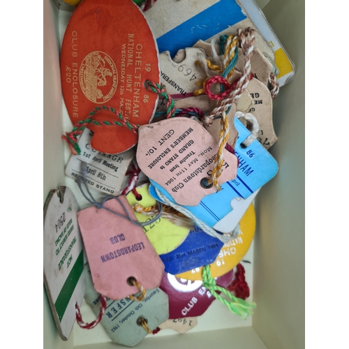 58 - A Collection of 1960's and later National Hunt cardboard Day Badges (R1)