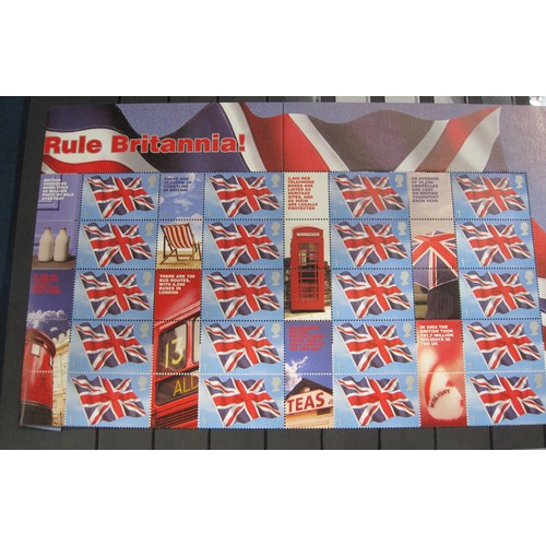 445 - A album containing a selection of mint GB stamps, all post 2000, themes include The Royal Family, Vi... 