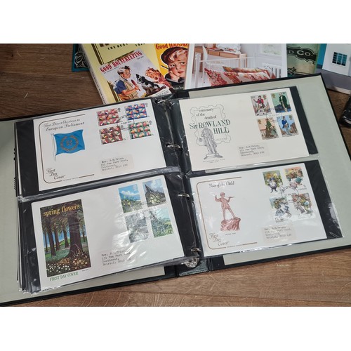 63 - A modern All World Stamp Selection in a Simplex Album, an Album containing GB First Day Covers, a Pa... 