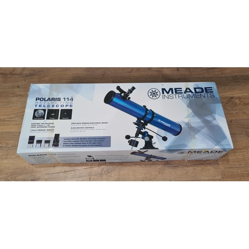 269 - A Meade Polaris 114  reflecting Telescope (R9)