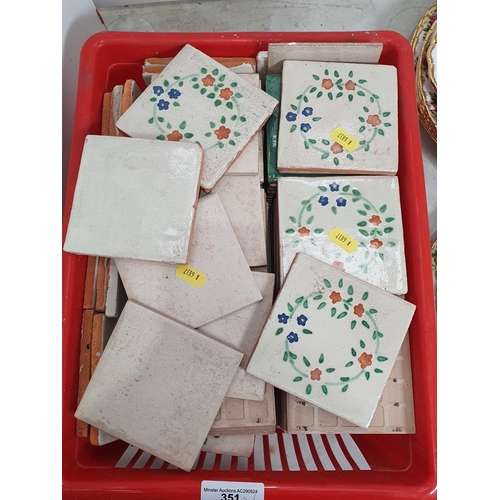 351 - A collection of ceramic Tiles (R5)