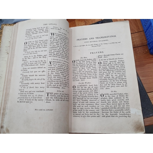 66 - A leather bound Holy Bible containing Old and New Testaments, printed Oxford University press 1855 a... 