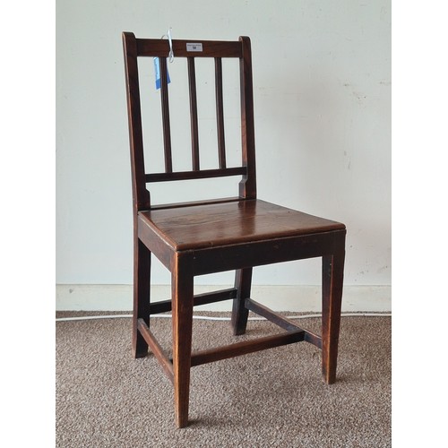 58 - A 19th Century elm Single Chair