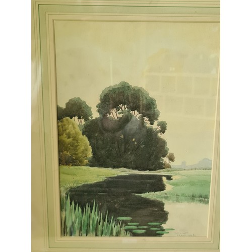 61 - FRANK MOLE (1892-1976); Watercolour, 'Top Light'