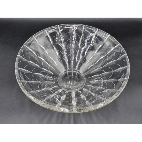 531 - A Kendall Glass Bowl of conical form by Clyne Farquharson for John Walsh, bearing signature to base ... 