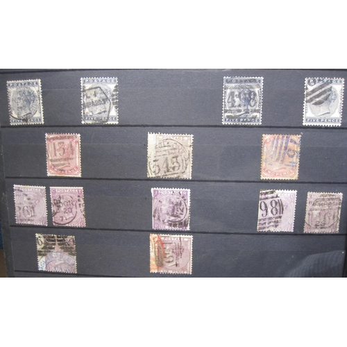 308 - A stamp collection contained in an album, principally QV GB, with an extensive selection of used pen... 