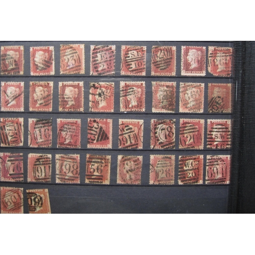 308 - A stamp collection contained in an album, principally QV GB, with an extensive selection of used pen... 