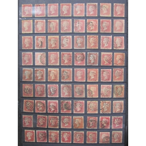 308 - A stamp collection contained in an album, principally QV GB, with an extensive selection of used pen... 