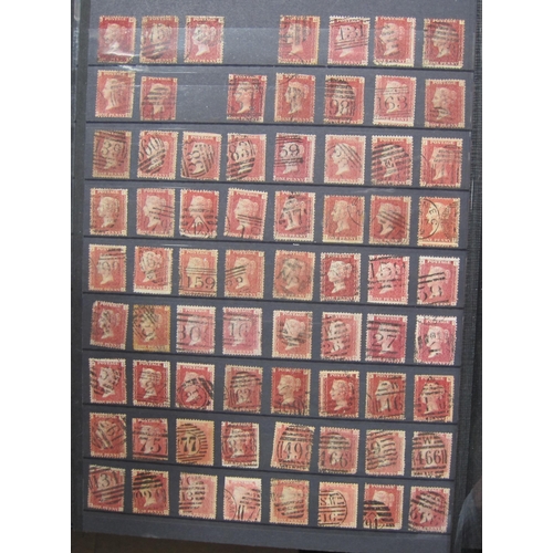 308 - A stamp collection contained in an album, principally QV GB, with an extensive selection of used pen... 