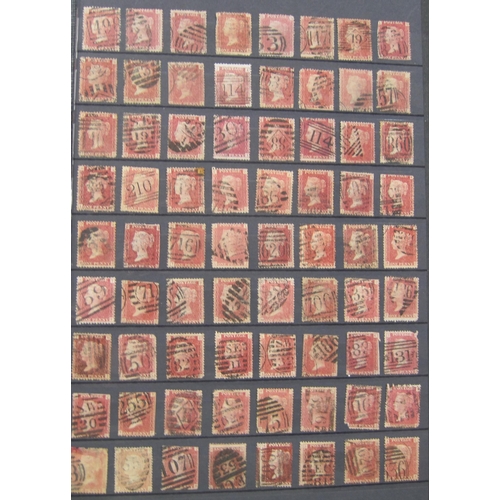 308 - A stamp collection contained in an album, principally QV GB, with an extensive selection of used pen... 