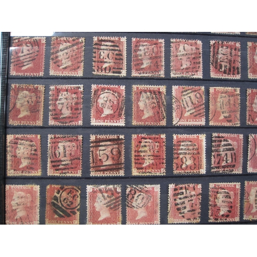 308 - A stamp collection contained in an album, principally QV GB, with an extensive selection of used pen... 