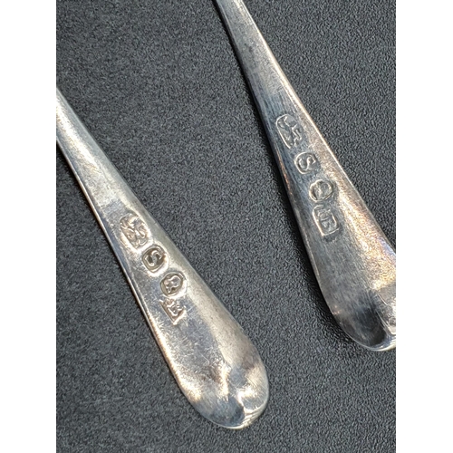 57 - A pair of George II silver Cauldron Salts engraved initials G over I * M on hoof feet, London 1752 a... 