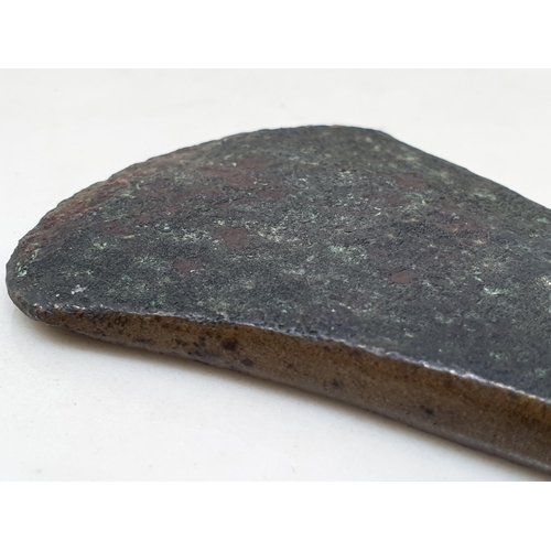 684 - An early Bronze Age flat Axe Head, with provenance, having been found in Worcestershire circa 1809. ... 