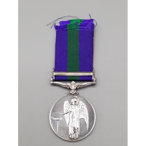 766 - General Service Medal with 'Malaya' Clasp engraved to 22215041 Guardsman J. Tucker, Scots Guards