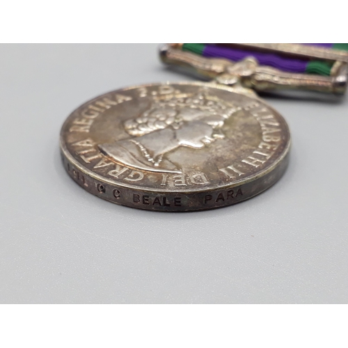 772 - Campaign Service Medal with 'Northern Ireland' Clasp engraved to 24483847 L. Cpl C.C. Beale, Parachu... 