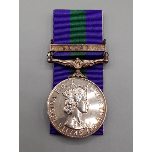 776 - General Service Medal with 'Brunei' Clasp engraved to 2300 FF Res Gom, Sarawek Police