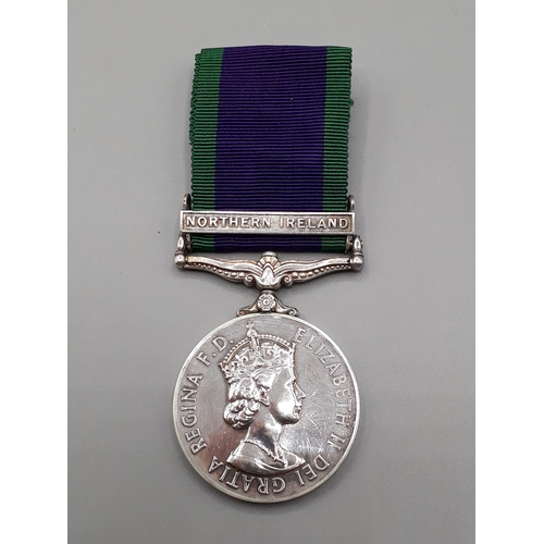 778 - Campaign Service Medal with 'Northern Ireland' Clasp engraved to 23930703 Cpl. B.W. Blyth, Royal Mil... 