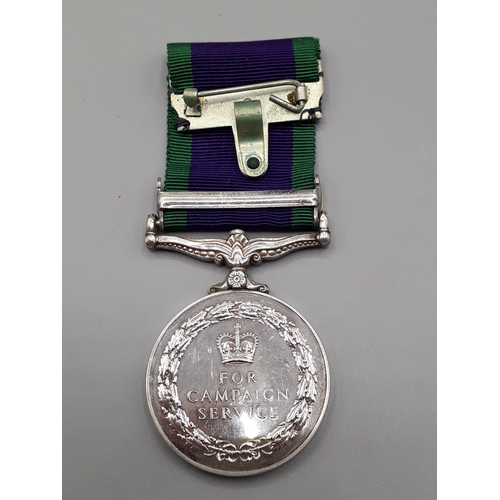 778 - Campaign Service Medal with 'Northern Ireland' Clasp engraved to 23930703 Cpl. B.W. Blyth, Royal Mil... 