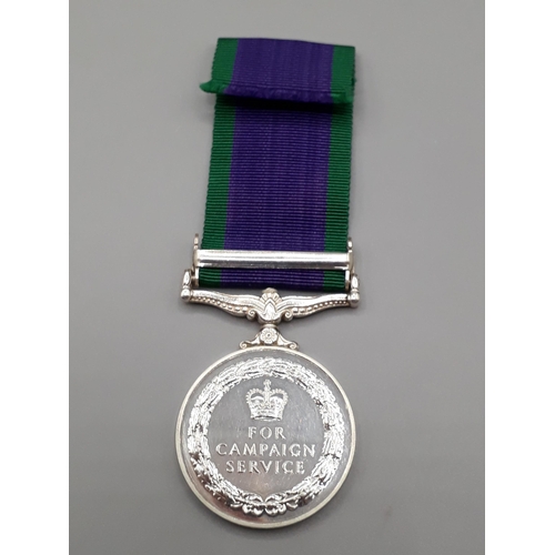 780 - Campaign Service Medal with 'Northern Ireland' Clasp engraved to 24099498 Pte. D.G. Stevens, Devon a... 