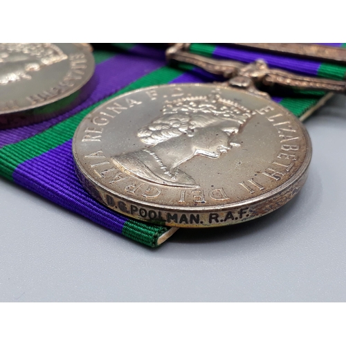 782 - Pair; General Service Medal with 'Arabian Peninsular' Clasp and Campaign Service Medal with 'Radfan'... 