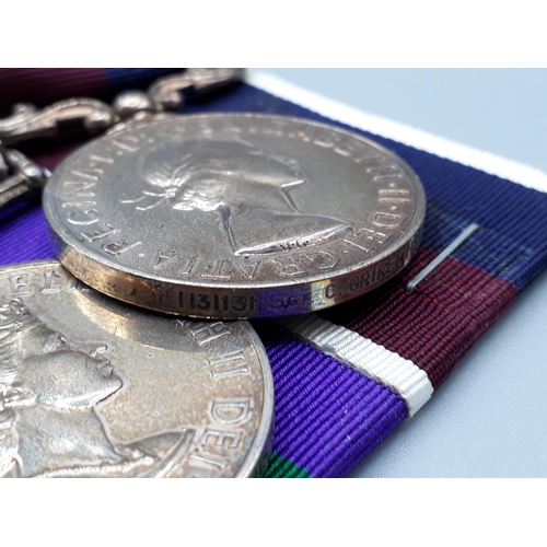 783 - Pair; General Service Medal with 'Brunei' Clasp and Long Service & Good Conduct Medal engraved to 11... 