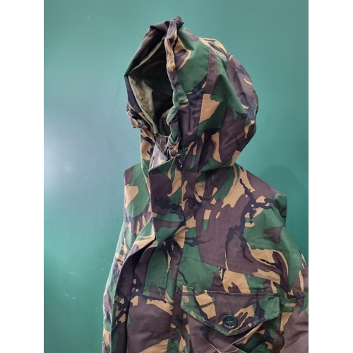 859 - A British Army Airborne waterproof camouflage Jacket