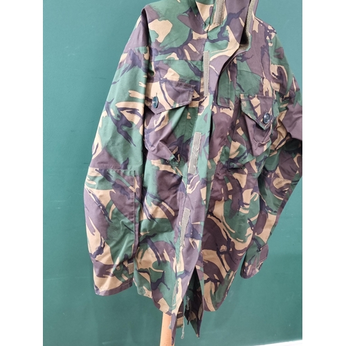 859 - A British Army Airborne waterproof camouflage Jacket