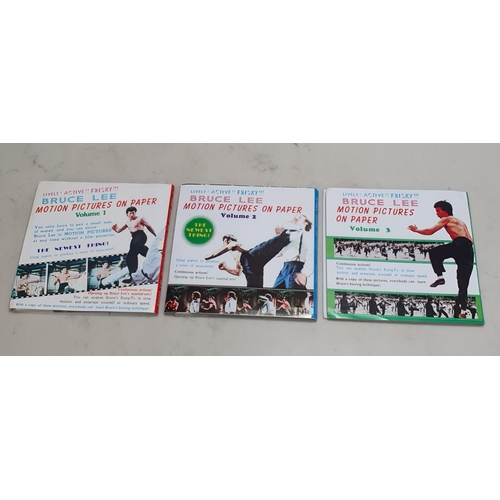 950 - Bruce Lee Motion Pictures on Paper (Flip Books), Vols 1, 2 and 3